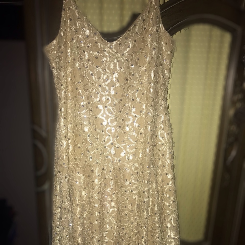 Gold dress
